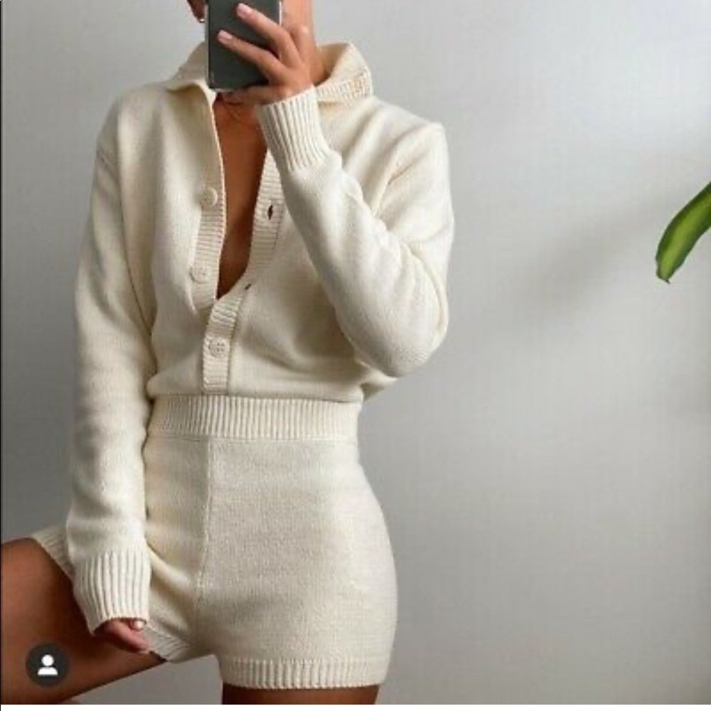 ZARA WOMAN HIGH NECK LIMITED EDITION KNIT JUMPSUIT